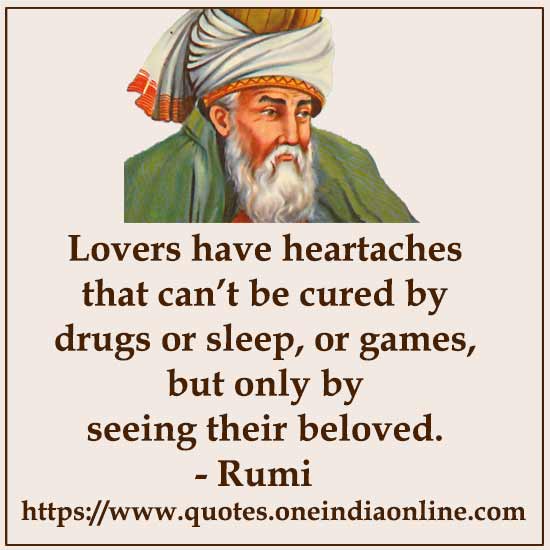 Love comes with a knife, not some shy question, and not with fears for its reputation!
